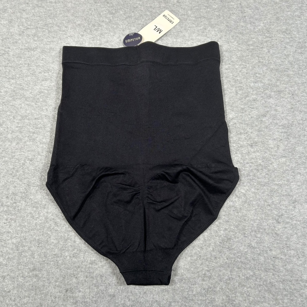 Empetua‎ High Waist Shaper Panties Womens M/L Black Tummy Control Smoothing - Picture 2 of 5